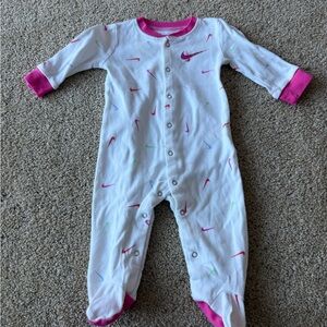 Nike Swoosh Button Up Footie